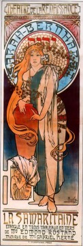  1897 Lienzo - La Samarataine 1897 Art Nouveau checo distinto Alphonse Mucha